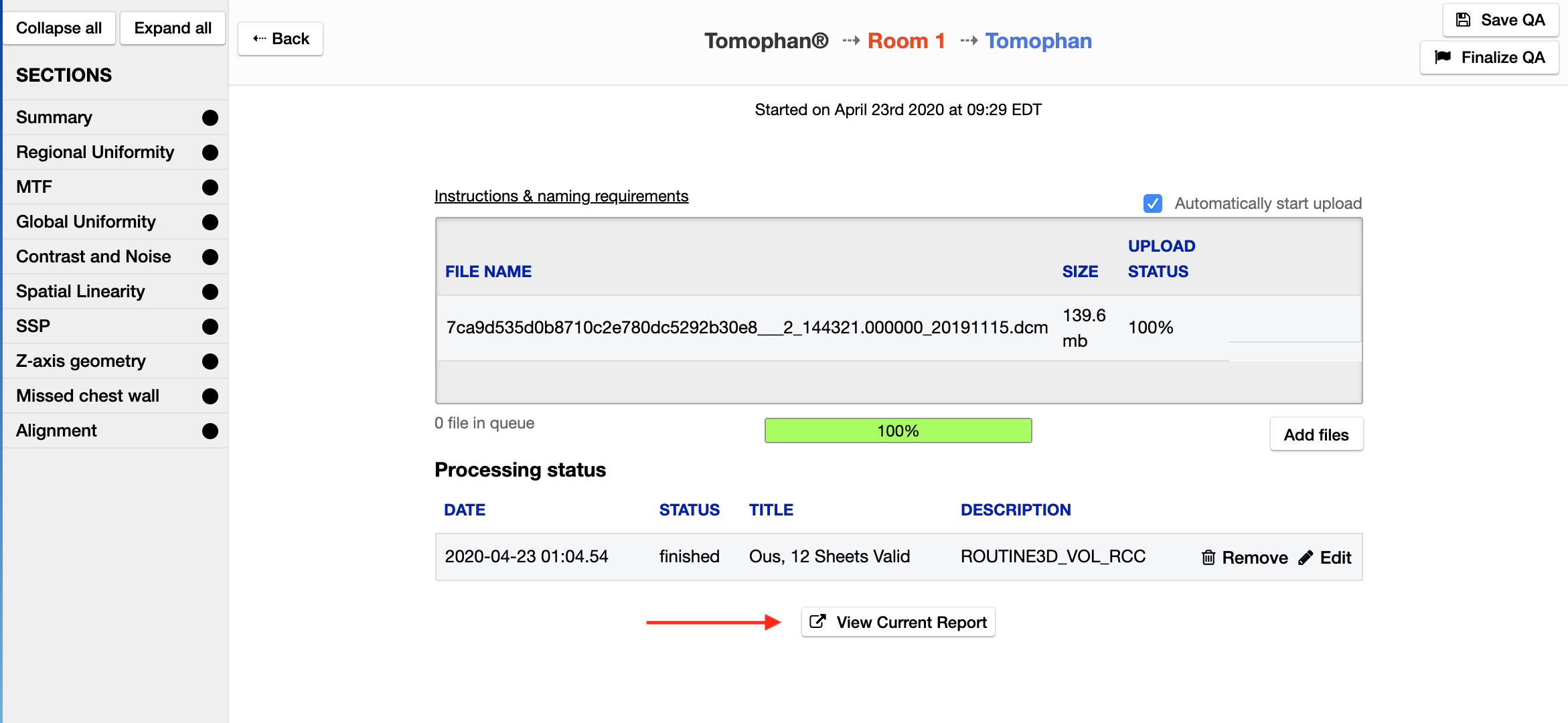 Performing QA Schedules and Entering Data – Smári